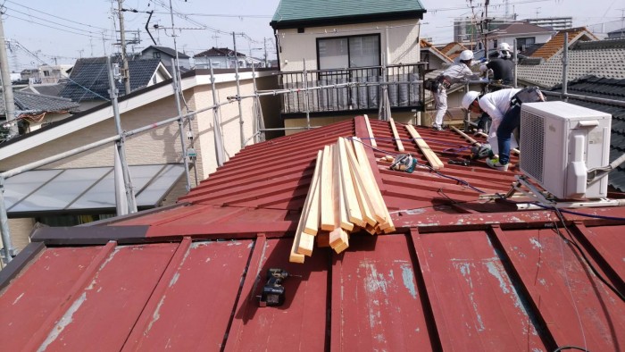 八尾市T様邸の屋根改修工事施工前2